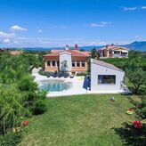 Luxury holiday house with pool in Nedescina, Rabac, Istria, Croatia, Rabac